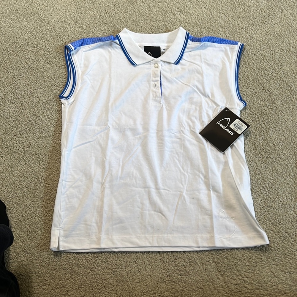 White tennis top